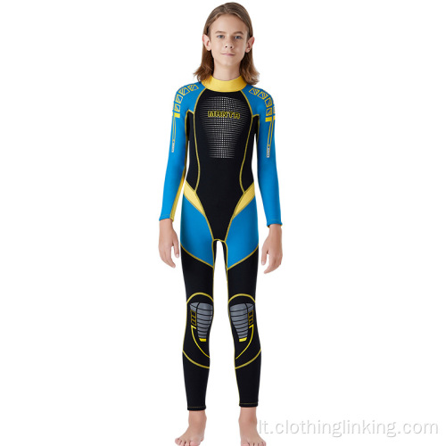 Mergaičių berniukų vienetinis vandens sportinis kostiumas